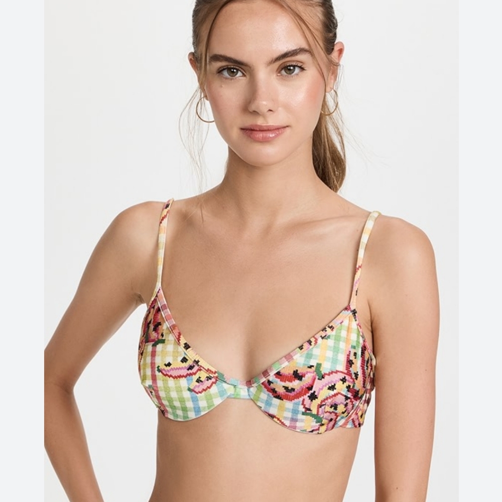 Farm Rio Banana Bikini Top